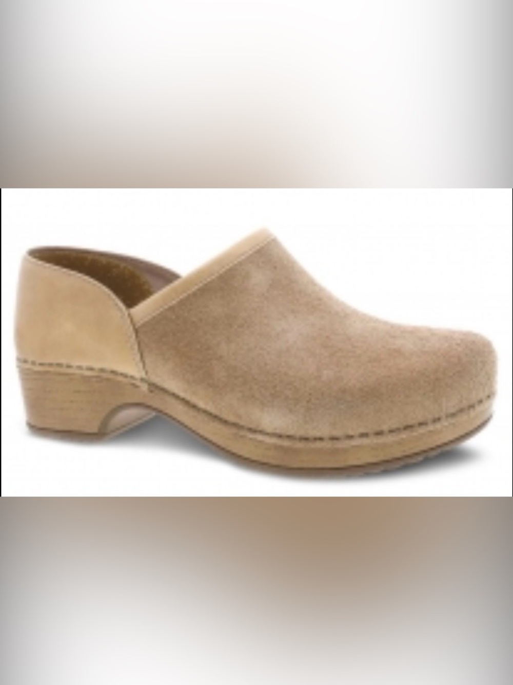 Dansko Women's Tan Suede Clog Mule